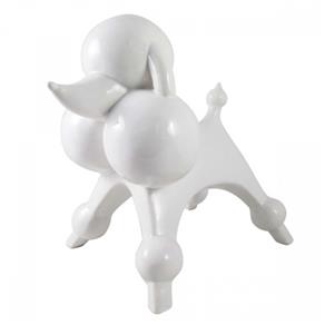 Cachorro Decorativo BTC de Resina – Branco