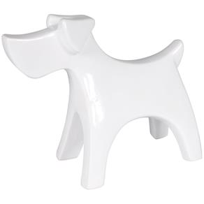 Cachorro Decorativo BTC XD0019 Resina – Branco