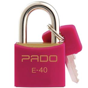 Cadeado com Chaves Colors - e 40mm - Rosa - Pado