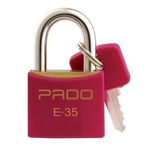 Cadeado com Chaves Colors - e 35mm - Rosa - Pado