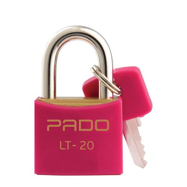 Cadeado com Chaves Colors - LT 20mm - Rosa - Pado