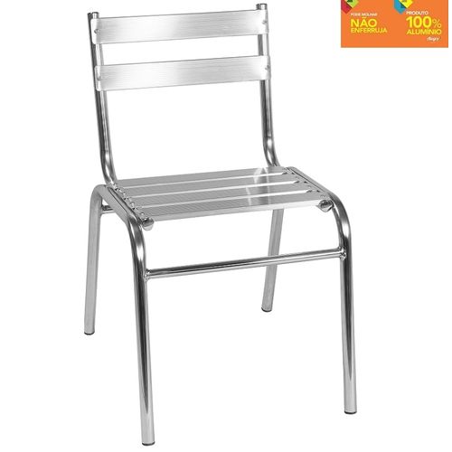 Cadeira 106 em Alumínio para Jardim - Alegro Móveis