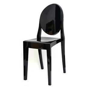 Cadeira 1107 Policarbonato Injetado Ór Design - Preto