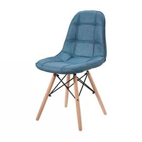 Cadeira 1114 Linho Azul Or Design
