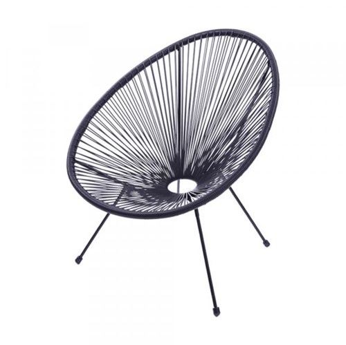 Cadeira Acapulco Preta - Or Design