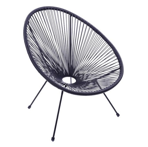Cadeira Acapulco - Preta - Or Design