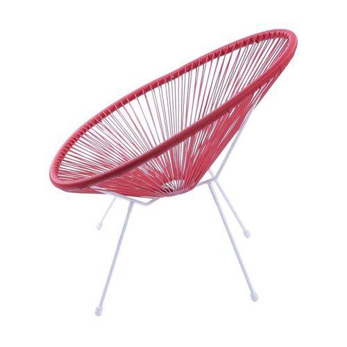 Cadeira Acapulco Vermelho Or Design