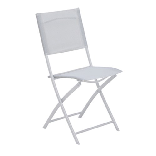 Tudo sobre 'Cadeira Aço com Textilene Dobrável Palma Branco 97x44cm'