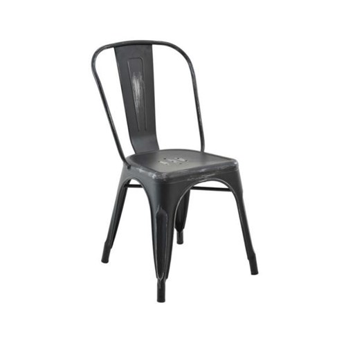 Cadeira Aço Iron Vintage Rivatti Preto