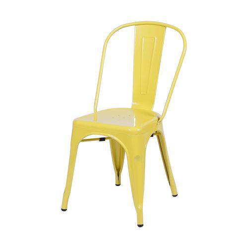 Cadeira Aço OR Design Amarelo