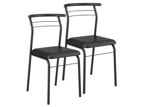 Cadeira Aço 2 Peças Móveis Carraro - Contemporânea 1708