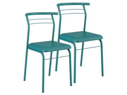 Cadeira Aço 2 Peças Móveis Carraro - Contemporânea 1708