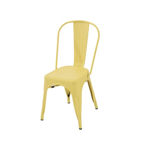Tudo sobre 'Cadeira Aço Soho Amarelo 84x54cm'