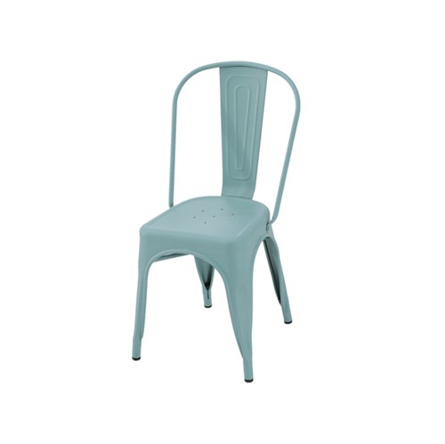 Tudo sobre 'Cadeira Aço Soho Azul Seco 84x54cm'