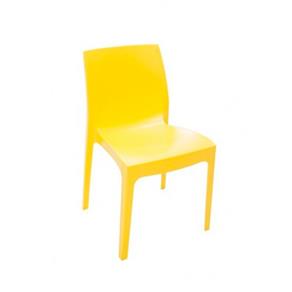 Cadeira Alice Satinada - Tramontina - Amarelo Claro