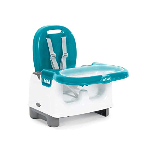 Cadeira Alimentação Bebê Portátil Dobrável Mila Azul Infanti