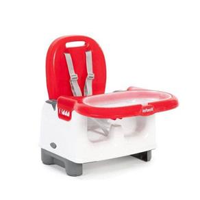 Cadeira Alimentação Bebê Portátil Dobrável Mila Infanti Vermelha