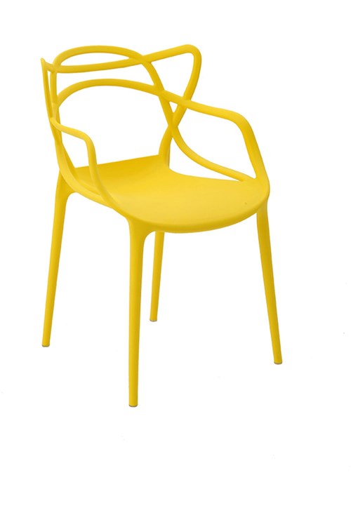 Cadeira Allegra Amarela Rivatti Móveis