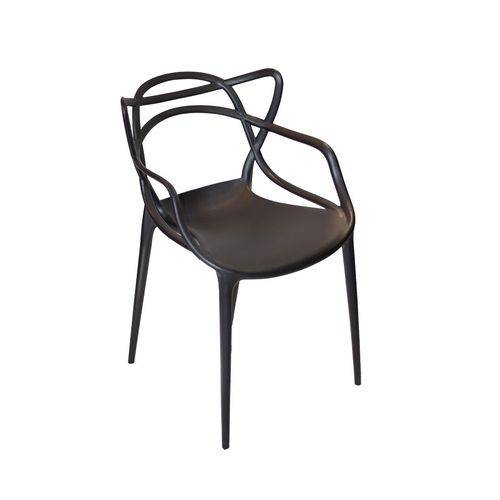 Cadeira Allegra Mix Chair Polipropileno Preto - Byartdesign