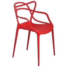 Cadeira Allegra Vermelha PP Or Design