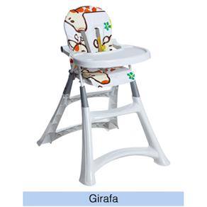 Cadeira Alta Premium Girafas - Galzerano - Branco/Laranja
