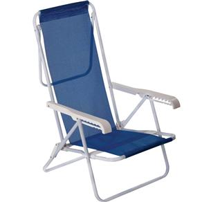 Cadeira Alta Reclinável Sannet em Aço com 8 Posições Mor - Azul