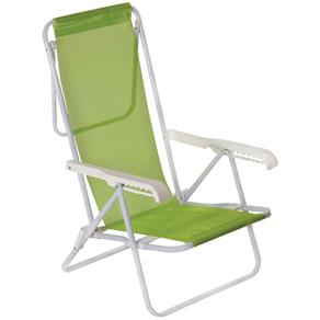 Cadeira Alta Reclinável Sannet em Aço com 8 Posições Mor - Verde