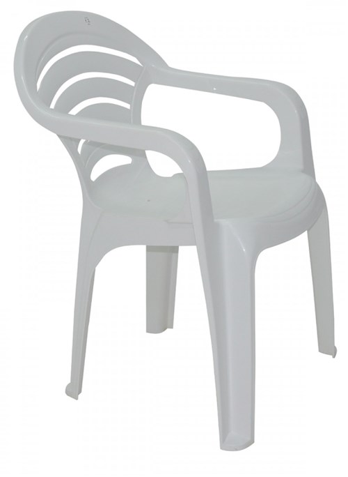 Cadeira Angra com Braços Branca