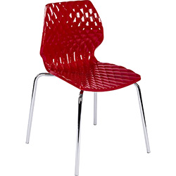 Cadeira Arvika Polipropileno Vermelha - Betili