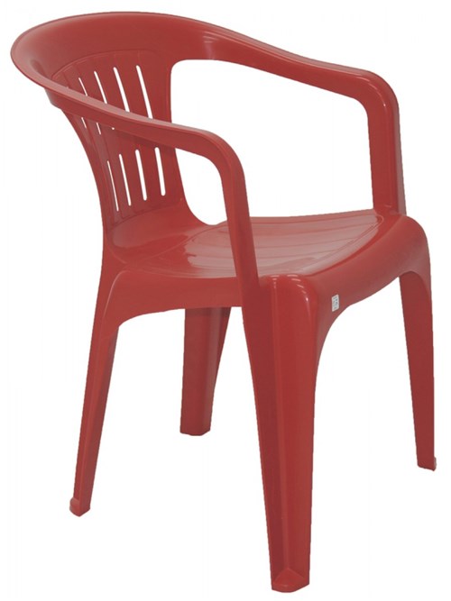 Cadeira Atalaia com Braços Vermelha
