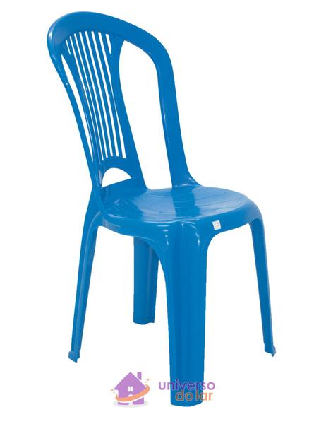 Cadeira Atlântida Economy Sem Braços Azul - Tramontina