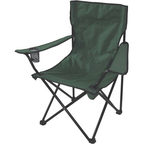 Cadeira Aurora Dobrável com Braço e Porta-Copos Verde - Echolife