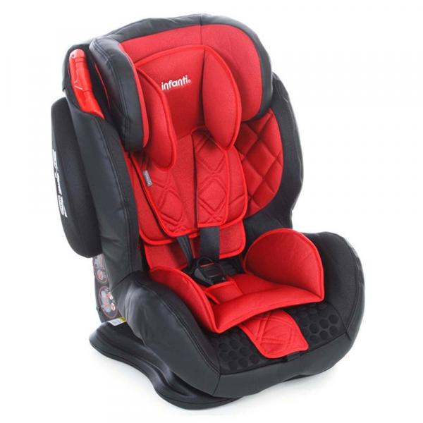 Cadeira Auto Bebê Reclinável Cockpit Infanti Vermelha 9 a 36 Kg