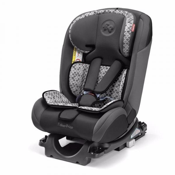 Cadeira Auto Isofix Fisher Price All Stages Fix - 0 a 36 Kg - Cinza
