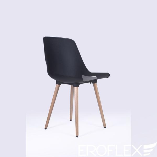 Cadeira Beau com Pés em Madeira - Eroflex