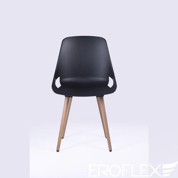 Cadeira Beau com Pés em Madeira - PACK com 4 UNIDADES - Eroflex