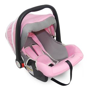 Cadeira Bebê Conforto Baby Style - 0 a 13kg - Rosa Cinza