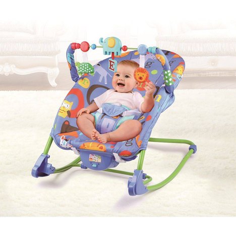 Cadeira Bebê Descanso Amigos do Bosque Baby Style - Azul
