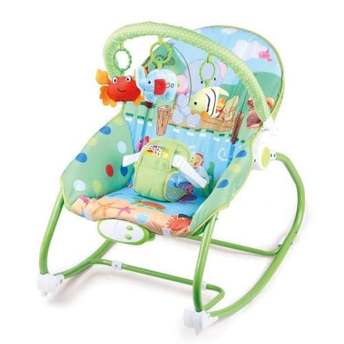 Cadeira Bebê Descanso Vibratória Musical Balanço Selva - Baby