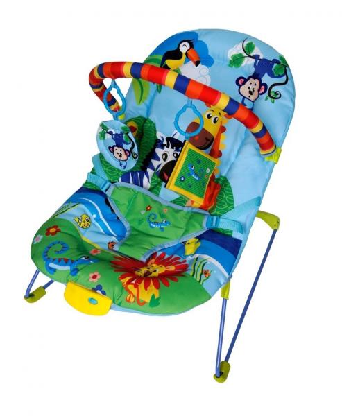 Cadeira Bebê Descanso Vibratória Musical Ballagio - Azul - Color Baby