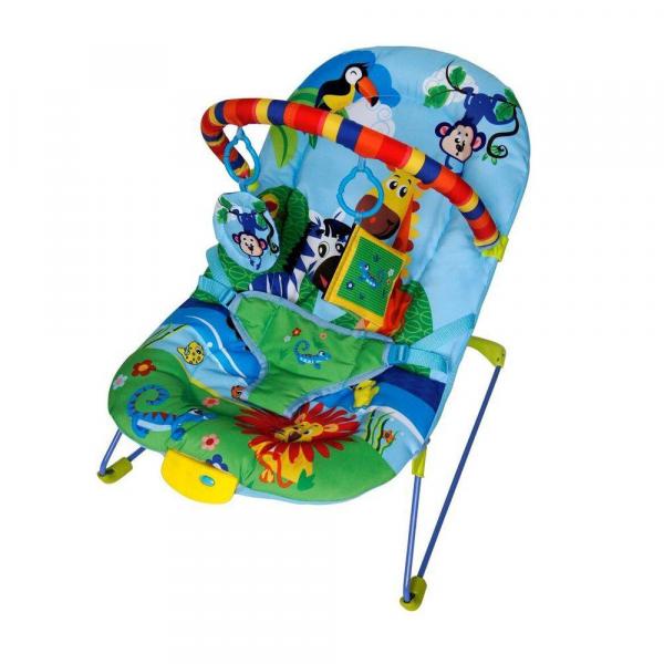 Cadeira Bebê Descanso Vibratória Musical Ballagio - Azul - Color Baby