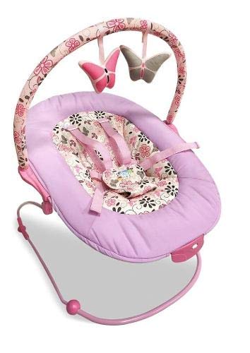 Cadeira Bebê Descanso Vibratória Musical Poly Borboletinha