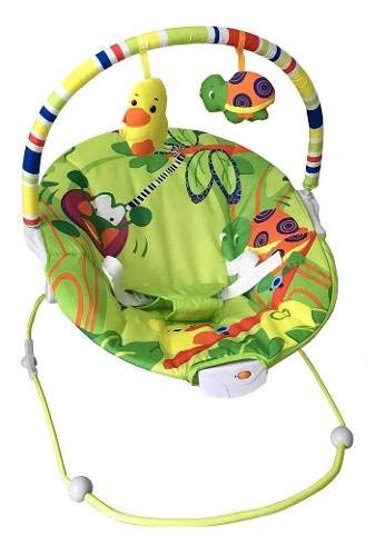 Cadeira Bebê Descanso Vibratória Musical Poly Insetos