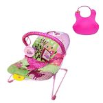 Cadeira Bebê Descanso Vibratória Musical Rosa - Ballagio