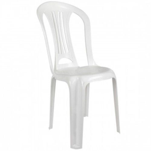 Cadeira Bistro em Plastico Suporta Ate 182 Kg Branca Mor