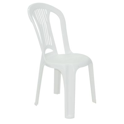 Cadeira Bistrô Tramontina Atlântida em Polipropileno Branco