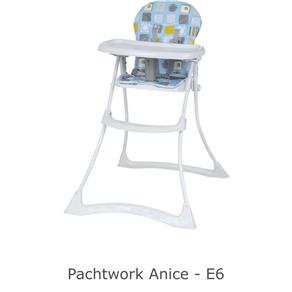 Cadeira Bon Appetit XL Patchwork Anice 0 a 15Kg - Burigotto