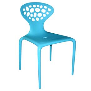 Cadeira By Haus Supernatural Empilhável com Assento Polipropileno - Azul