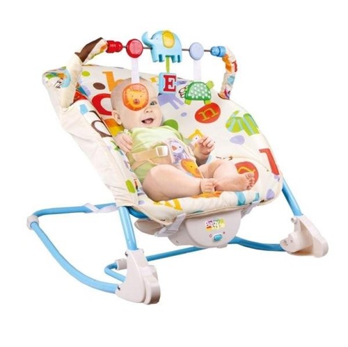 Cadeira Cadeirinha Bebê Descanso Vibratória Musical Até 18kg - Baby Style
