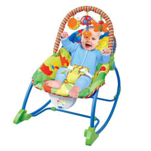 Tudo sobre 'Cadeira Cadeirinha Bebê Descanso Vibratória Musical Baby Style Animais'
